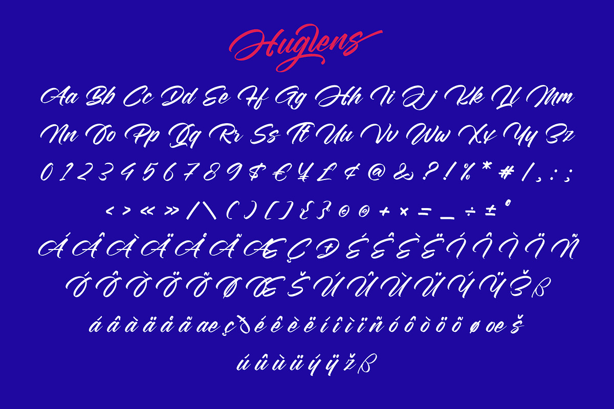 Huglens - Sans & Script Font Duo, a Script Font by Variatype (Photo 11 of 12)