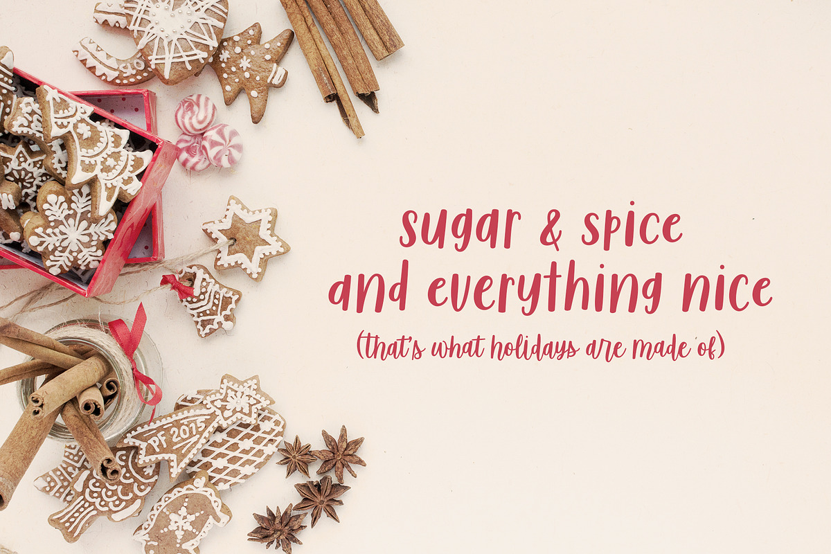Sugar & Spice Font Duo preview 5