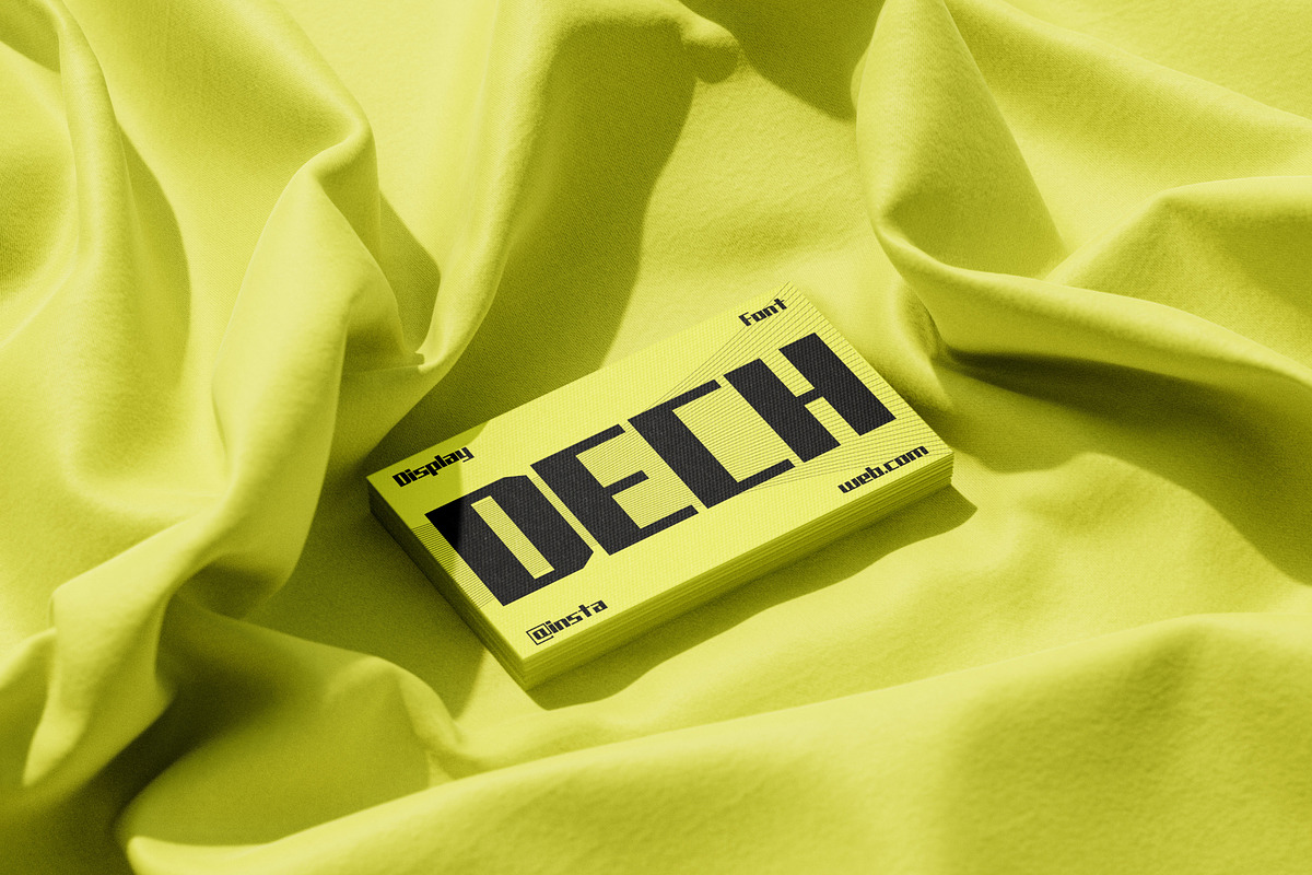 Dech Bold Display Font street, a Sans Serif Font by lekseo studio (Photo 4 of 8)
