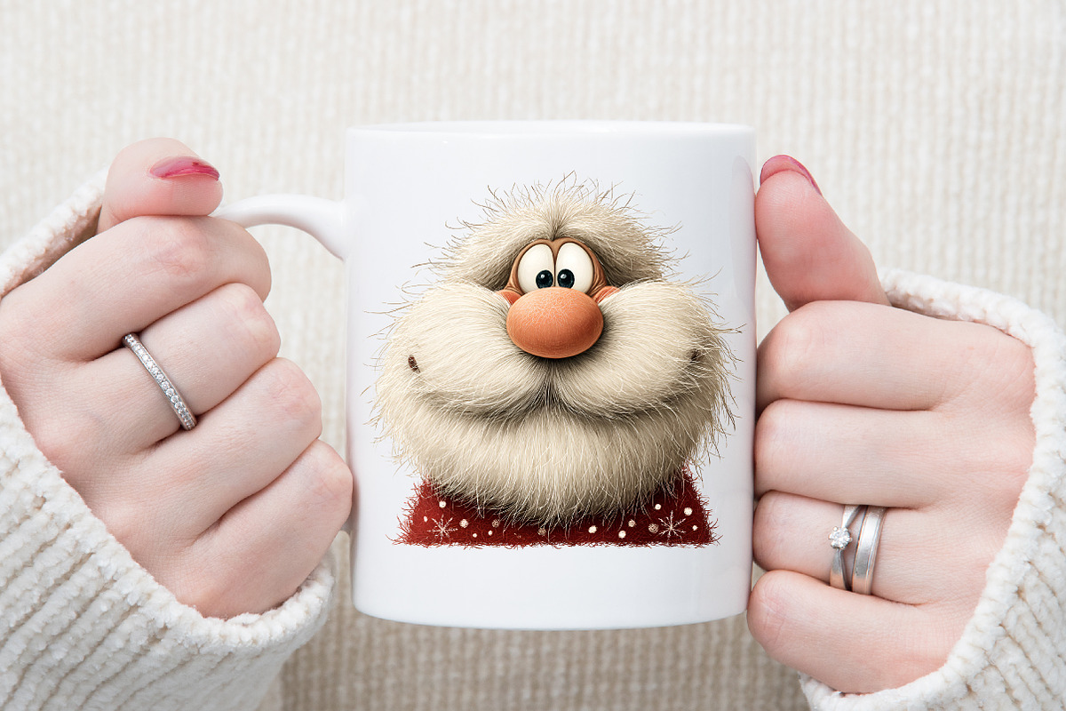 Whimsical Christmas Santa Clipart, an Illustration by Sublimation Artist (Photo 5 of 6)