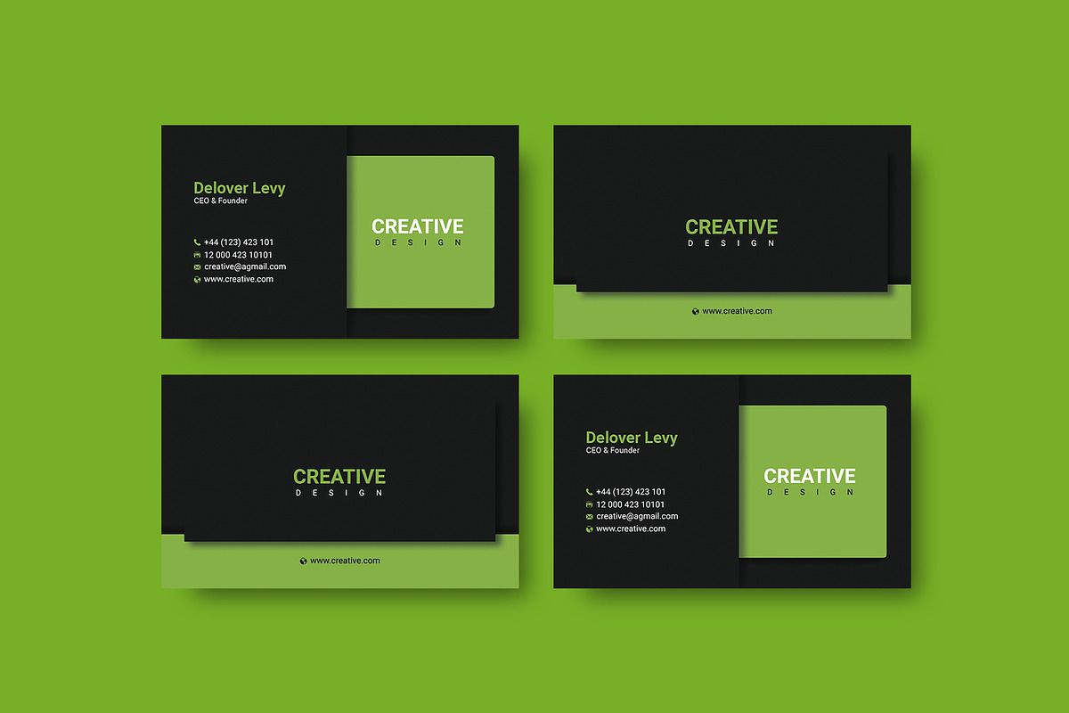 Creative Studio Business Card, a Business Card Template by Smashing_Studio (Photo 2 of 3)