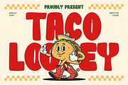 Tacoloopey - Playful Display Font, a Sans Serif Font by Indotype Foundry (Thumbnail 1 of 10)