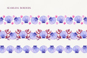 Sea Marine Underwater Watercolor, an Animal Illustration by YarovaArt (Thumbnail 15 of 19)