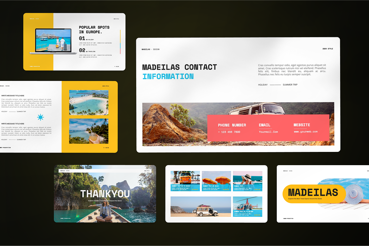 Summer Festival Google Slide, a Presentation Template by SquidPixey (Photo 6 of 7)