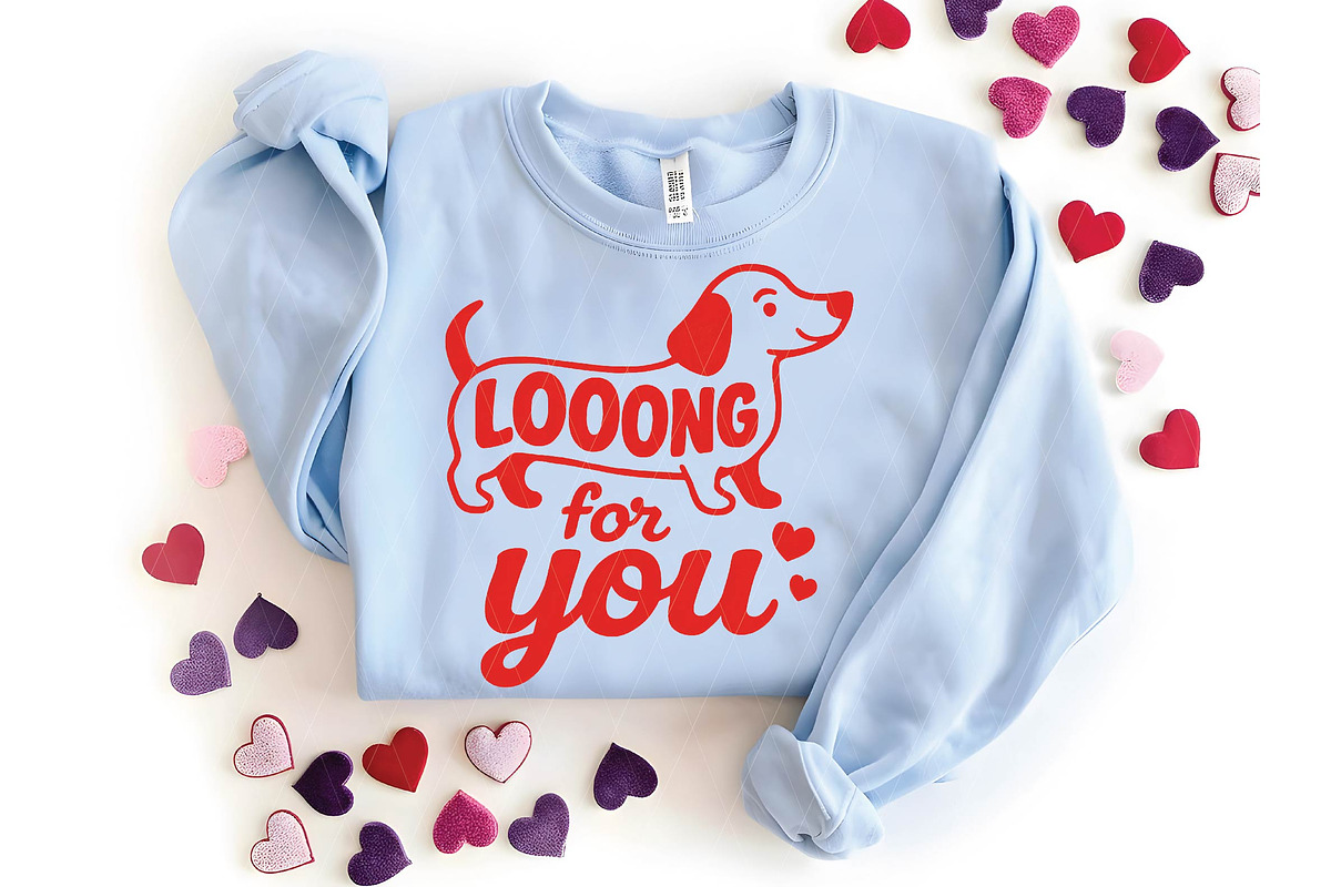 Valentine Dachshund Dog PNG, an Illustration by DreamPrint404 (Photo 2 of 8)