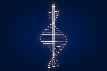 DNA Chandelier Light Fitting, a Furniture 3D Model by Morne Studio