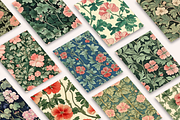 William Morris Geranium Seamless, a Pattern Graphic by PrintablesByFranklyn (Thumbnail 8 of 10)