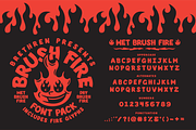 Brush Fire Font Family, a Font by Brethrendesignco (Thumbnail 1 of 4)