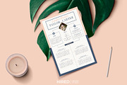 Creative CV Resume Template + icons, a Resume Template by HIRED Design Studio (Thumbnail 11 of 12)