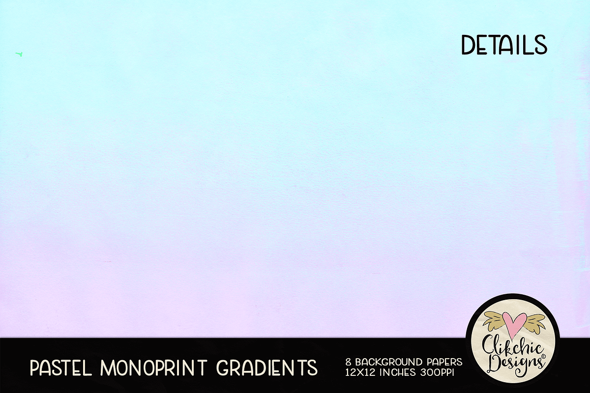 Pastel Monoprint Gradients Textures, a Texture Graphic by Clikchic Designs (Photo 3 of 5)