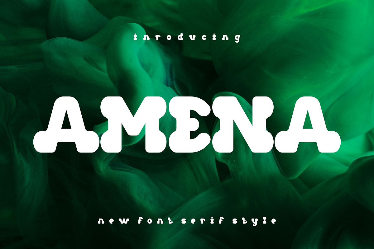 Amena, a Sans Serif Font by riotama85 (Photo 1 of 5)
