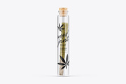 Weed Joint in Glass Tube Mockup, a Product Mockup by easymock 2 (Thumbnail 7 of 12)