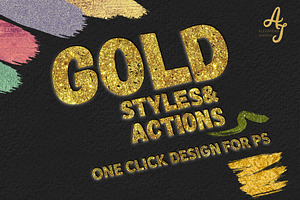 GOLD EFFECT photoshop action free