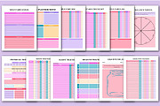 Vision Board planner, a Print Template by Designmela01 (Thumbnail 4 of 5)