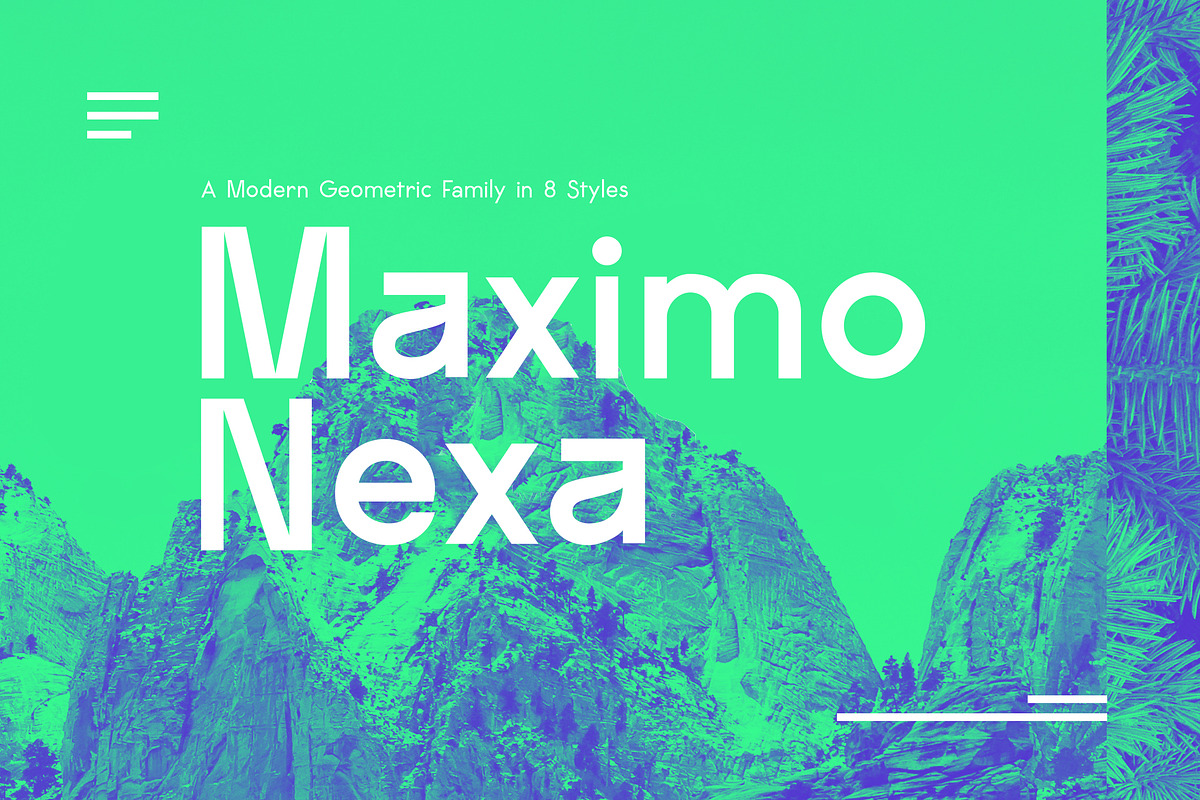 Maximo Nexa, a Sans Serif Font by Kaligra.co (Photo 1 of 15)