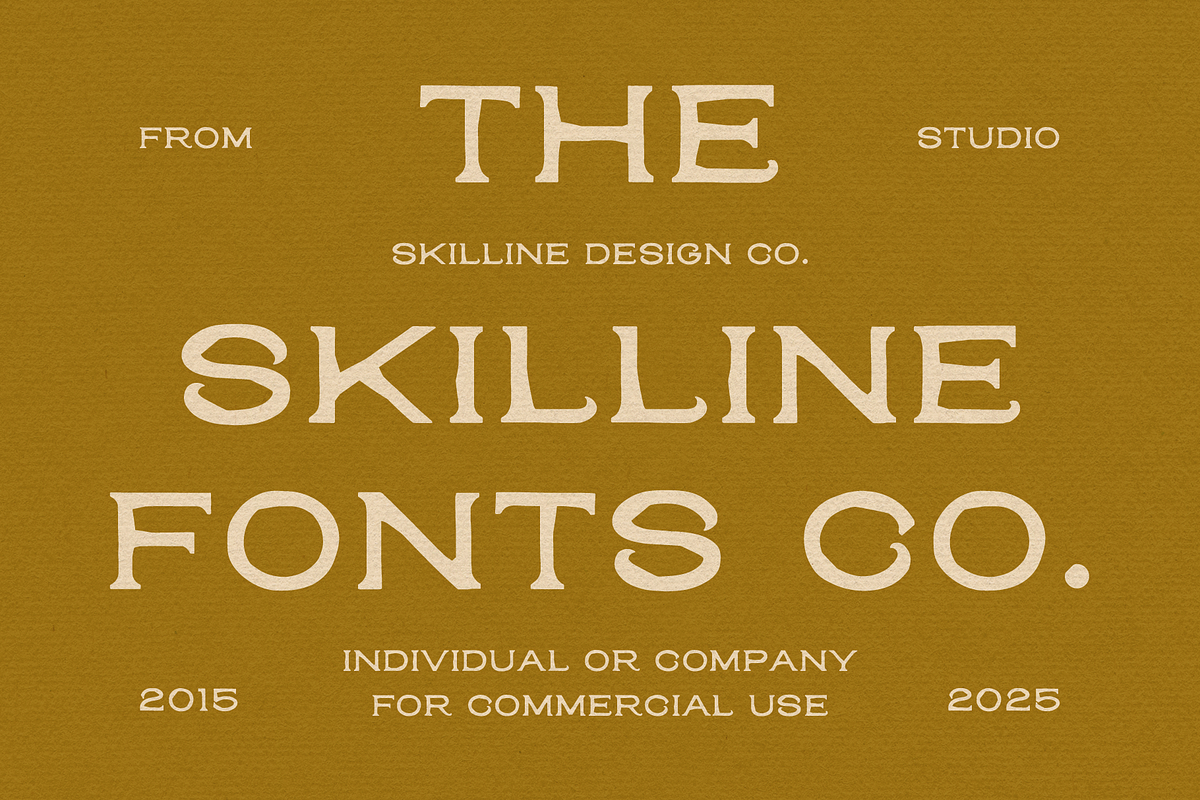 SFC Noble King, a Serif Font by Skilline Supply Co. (Photo 8 of 8)
