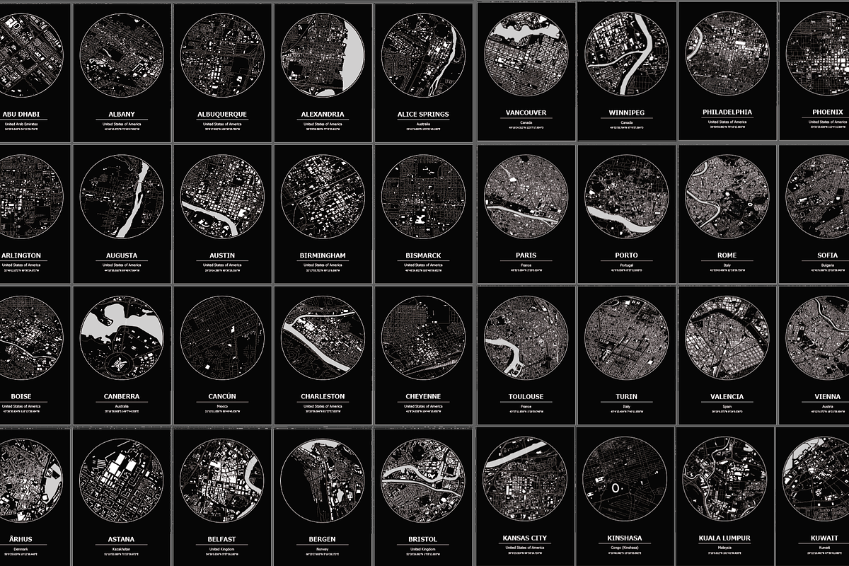 314 City Maps - Building footprints, a Texture Illustration by Cartorical (Photo 5 of 6)