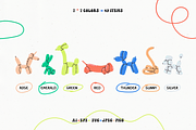Bazoons. Fancy balloon animals set, an Object Graphic by My.Ordinarty (Thumbnail 5 of 7)