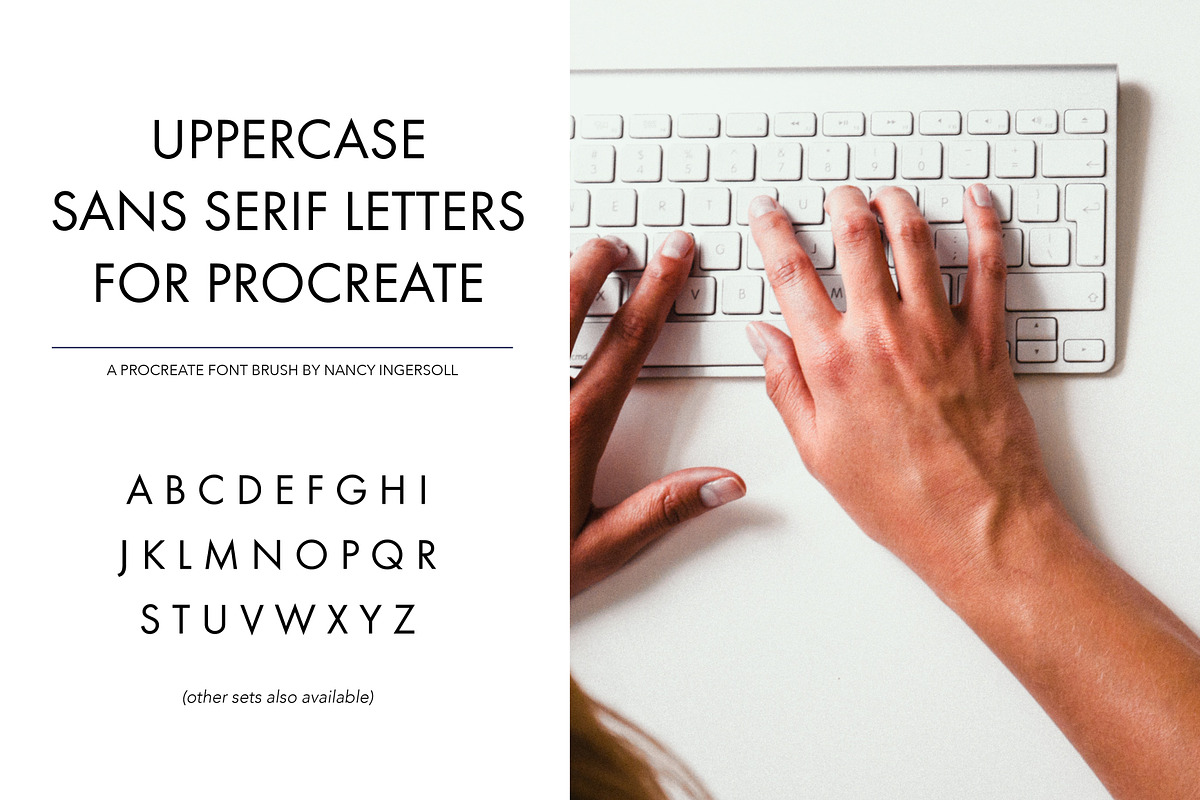 Procreate Sans Serif Type Kit 1 preview 2