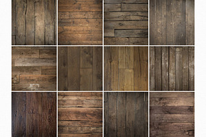 Dark Rustic Wood Textures