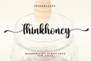 Thinkhoney | Script Font