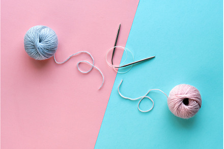 Wool yarn balls and knitting needles, a Nature Photo by tilialucida