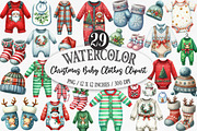 Christmas Baby Clothes Nursery PNG, an Illustration by Designking (Thumbnail 1 of 5)