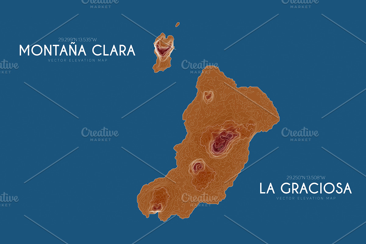 Canary Islands Maps, an Object Graphic by GarryKillian (Photo 4 of 7)