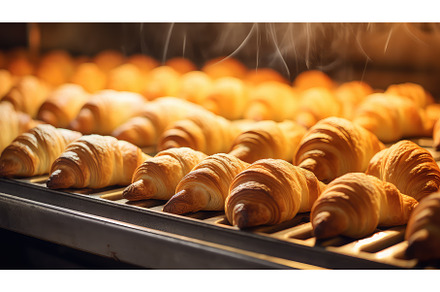 breakfast background croissan food, a Background Photo by pikepicture