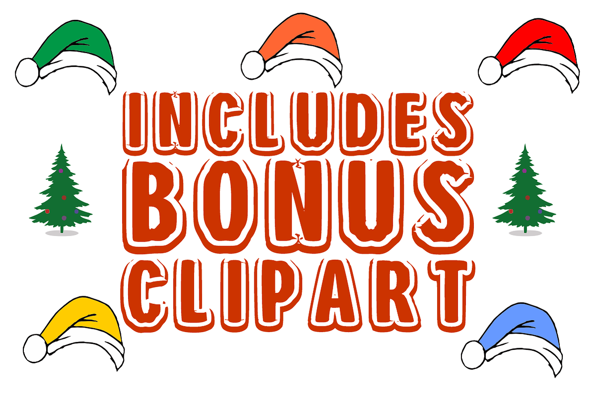 Santa Cartoon - Christmas Font, a Sans Serif Font by KiddoGlyphs Studio (Photo 3 of 4)