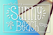 Sunny Beach a Handwritten Typeface, a Slab Serif Font by Kitaleigh (Thumbnail 1 of 3)