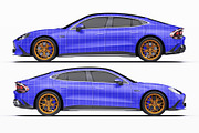 2027 Sport Performance Coupe Set, an Advertising Mockup by Halal Graphic Studio (Thumbnail 9 of 12)