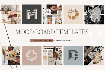 Canva Mood Board Templates, a Branding & Logo Template by Brand & Palms