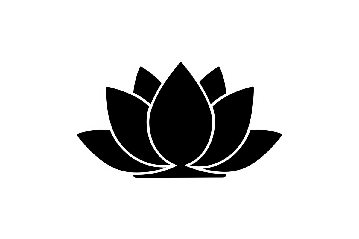 Lotus Flower Silhouette Vector Bundl, an Illustration by Creativeshirt (Photo 23 of 51)