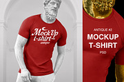 4 Mockups of T-shirt | Antique #2, a Shirt Mockup by Sergey Serebrennikov (Thumbnail 1 of 9)