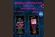 Tie-Dye Birthday Invitation, an Invitation Template by Lynn Reese Designs (Thumbnail 5 of 5)