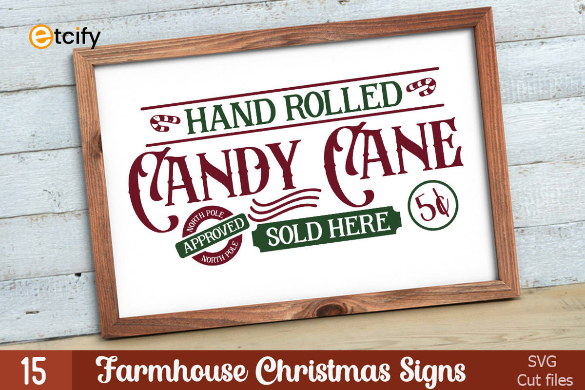 Christmas Farmhouse Making Signs, a Texture Graphic by Etcify (Photo 6 of 7)