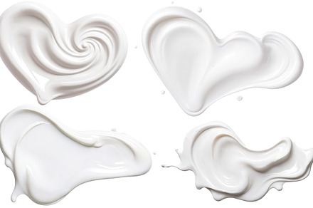 cream smears transparent background