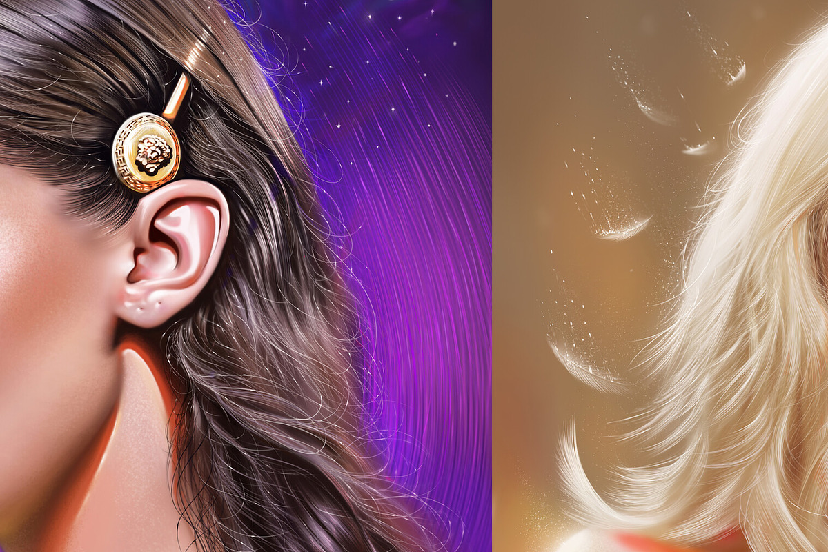 Hair Brushes, a Brush Add-On by vurdembrushes (Photo 3 of 5)
