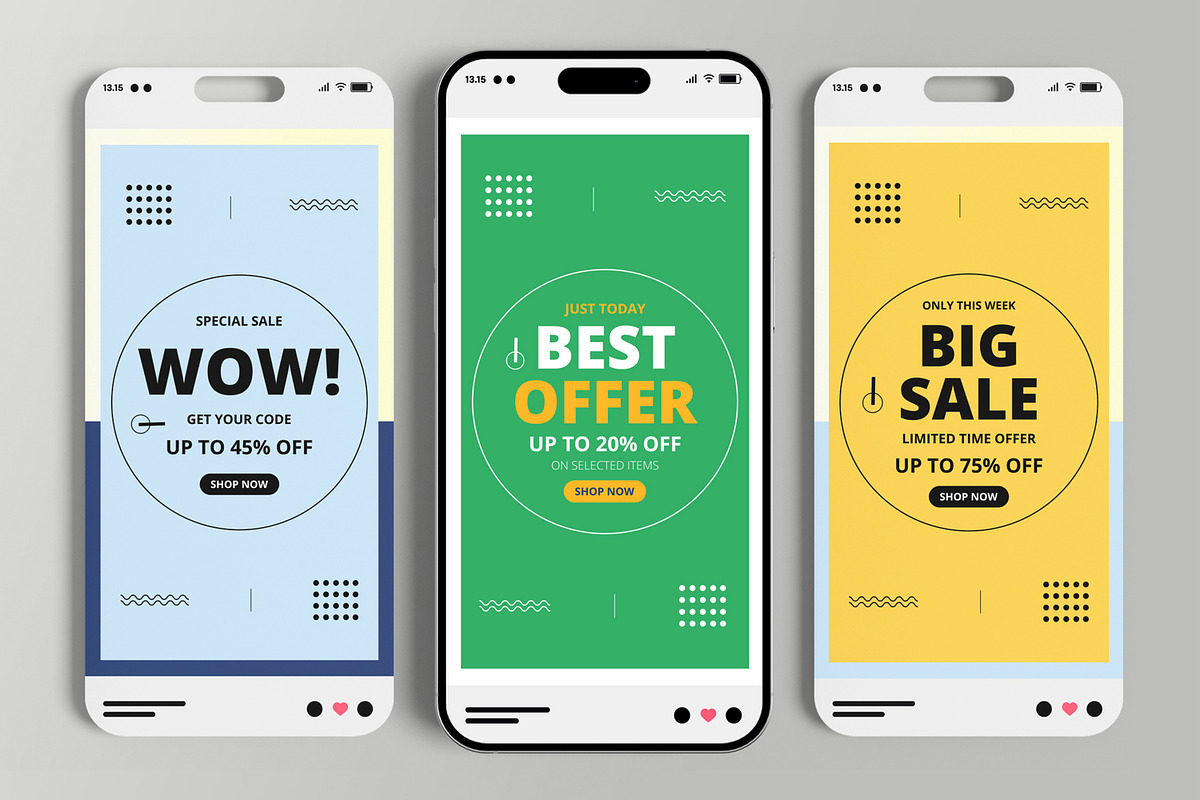 Fashion Sale Social Media Story Post, a Social Media Template by MightyDesign (Photo 2 of 6)