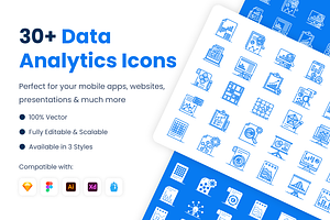 Data Analytics Icons