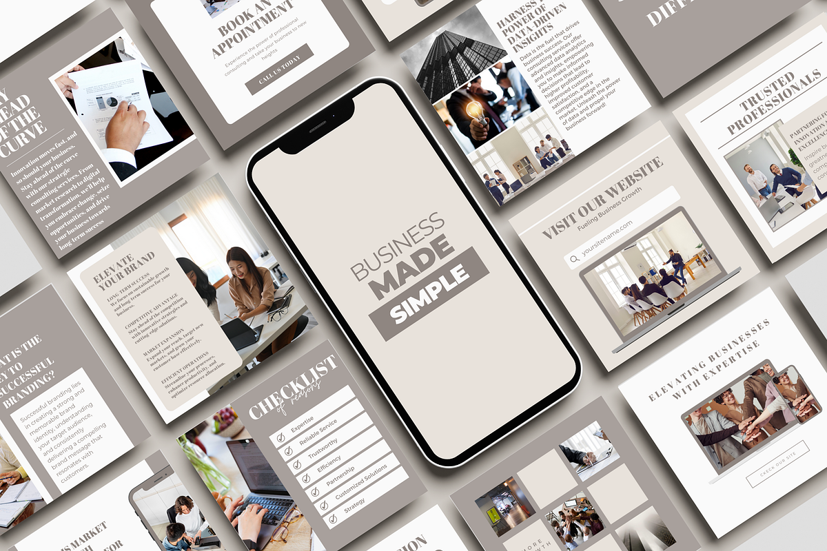 Business Consultant Instagram Post, a Social Media Template by EliteMatidi (Photo 8 of 8)