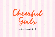 Cheerful Girls Retro Vibes Script, a Script Font by Kaya Fonts (Thumbnail 41 of 42)