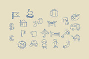 Collection of Vector Travel Icons, an Outline Icon by Arevka (Thumbnail 4 of 4)