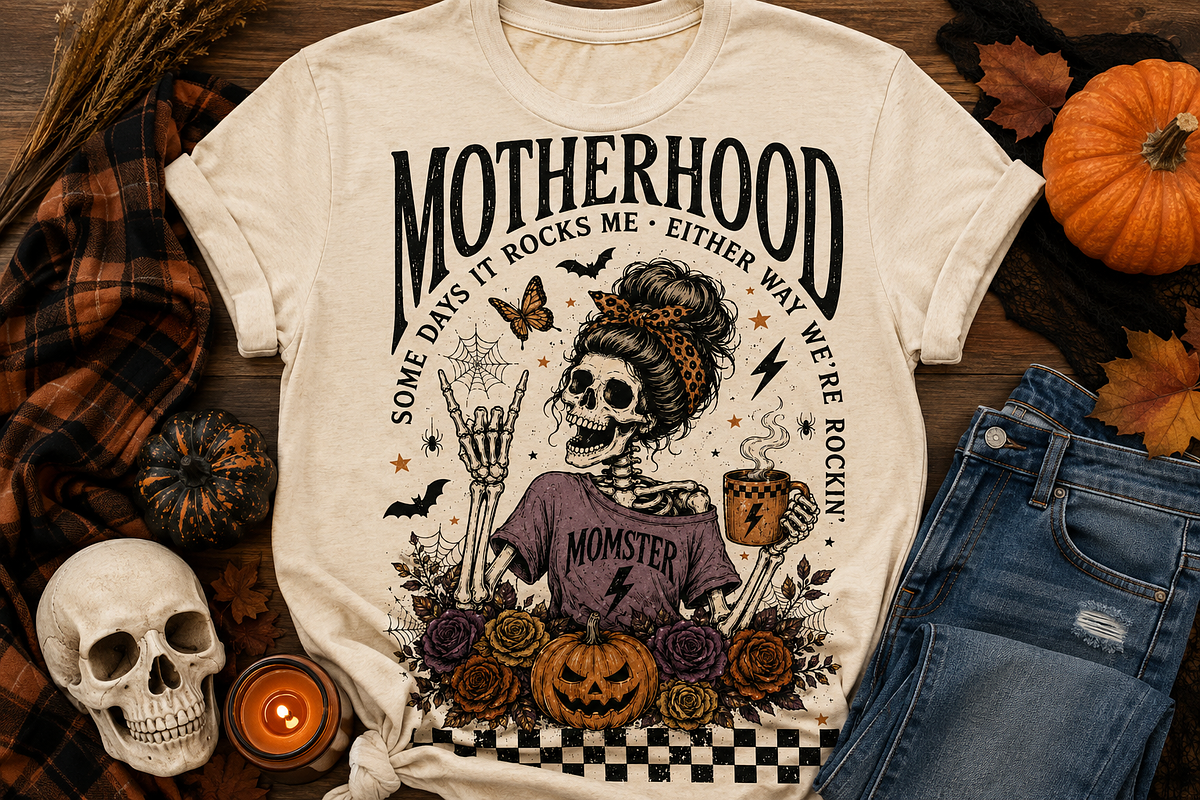 Retro Vintage Halloween Mama Bundle, an Object Graphic by Daisy Design (Photo 21 of 21)