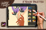 Vintage Texture Procreate Brush Kit, a Brush Add-On by The Pigeon Letters (Thumbnail 9 of 9)