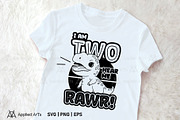 I Am Two Hear Me Rawr, 2nd Birthday, an Object Graphic by Applied Arts (Thumbnail 3 of 4)