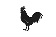 Rooster Chicken Silhouette Vector Bu, an Illustration by Designs_River (Thumbnail 4 of 51)