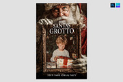 Santa's Grotto Christmas Flyer, a Flyer Template by BrandPacks (Thumbnail 1 of 3)