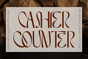 RESEARCH ASSOCIATE - LUXURY FONT, a Sans Serif Font by 177Studio (Thumbnail 6 of 8)